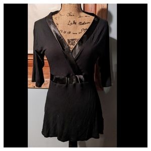 Modeszene black tunic size 6